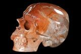 Realistic, Polished Red Jasper Skull #116508-3